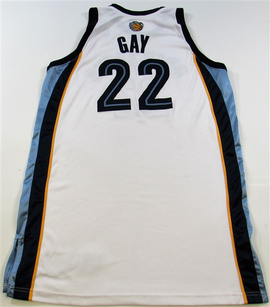 rudy gay jersey number in memphis