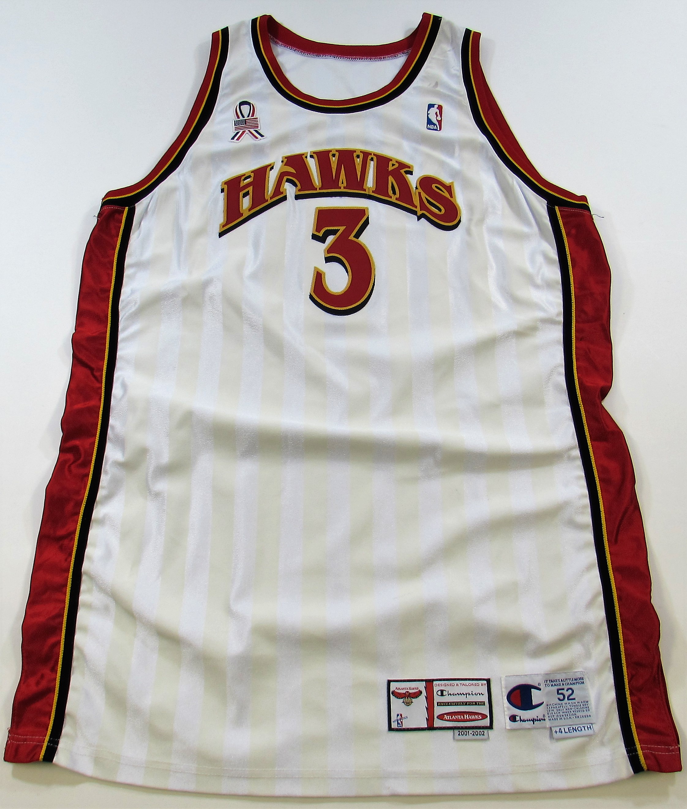 Lot Detail - 2001-02 Shareef Abdur-Rahim Game Used Atlanta Hawks Jersey