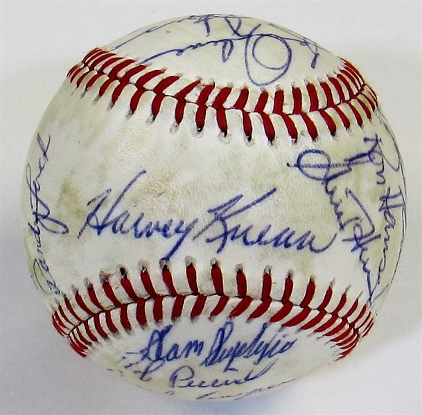 1982 Milwaukee Brewers WS Team Signed Baseball