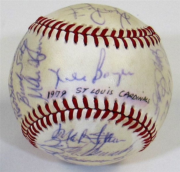 1979 St. Louis Cardinals Team Signed Baseball 