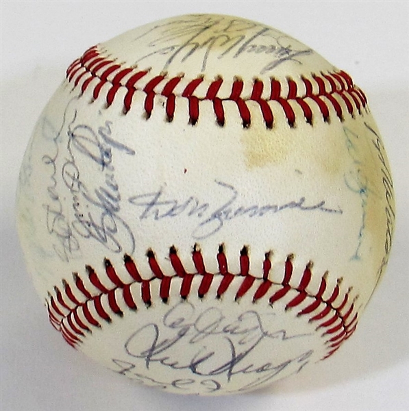 1979 Boston Red Sox Team Signed Baseball