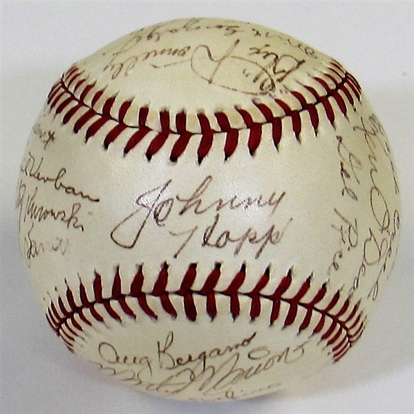1945 St. Louis Cardinals Team Signed Baseball