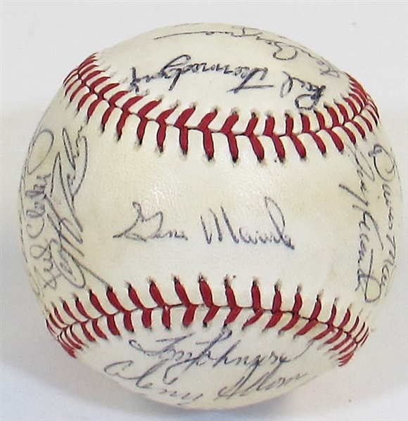1977 Minnesota Twins Team Signed Baseball