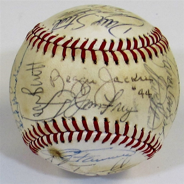 1980 A.L. All-Star Team Signed Baseball 
