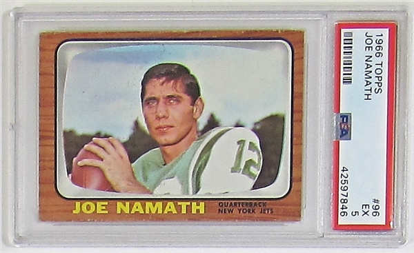 1966 Topps Football Joe Namath (PSA 5)