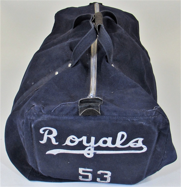 Kansas City Royals 1969 Tom Burgmeier Travel Bag