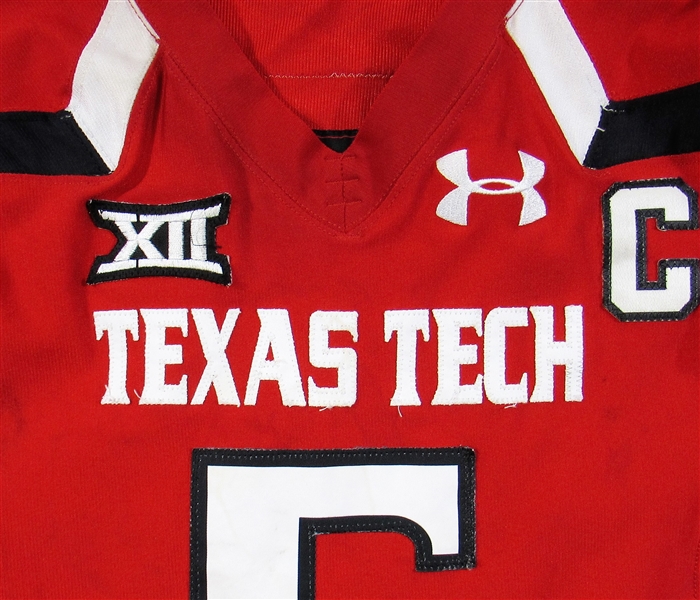 Lot Detail - Patrick Mahomes Ii Last Game Worn 2016 Texas Tech Jersey 