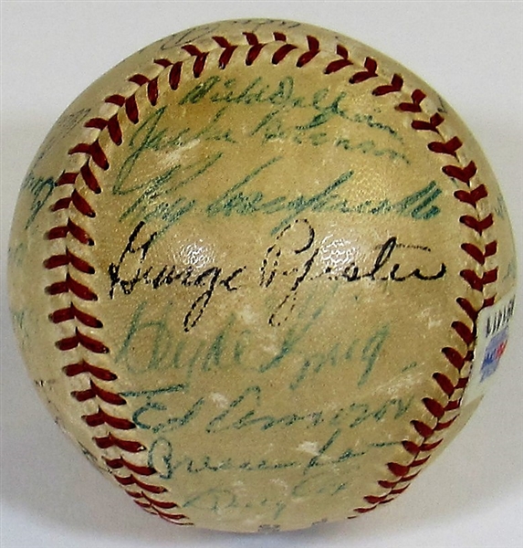 1952 Brooklyn Dodgers Team Signed N.L. Champion Ball