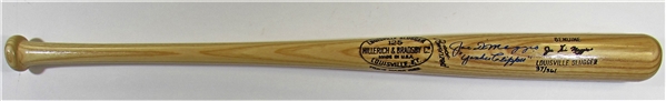 Joe DiMaggio Signed Bat W/ "Yankee Clipper" Inscription