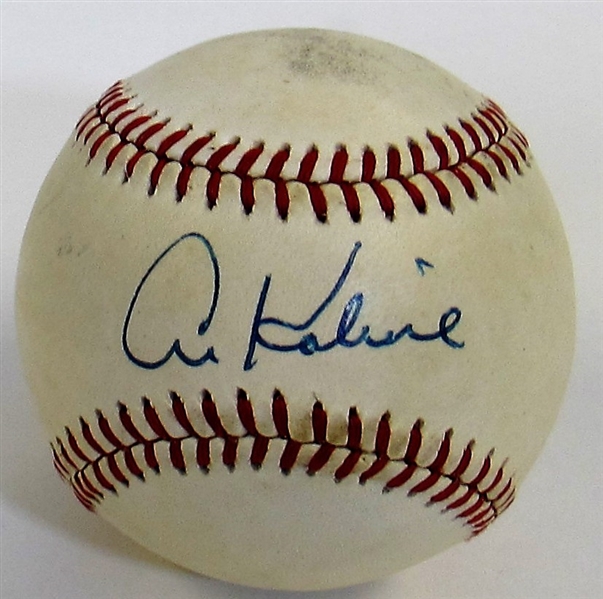 Al Kaline Single Signed Baseball