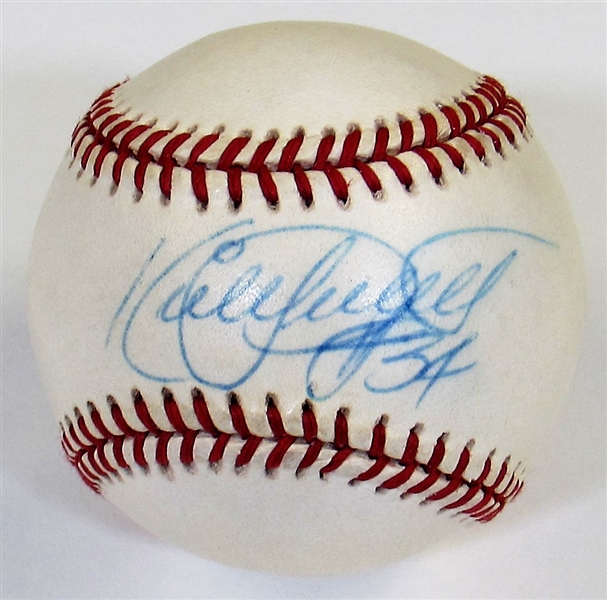 Kirby Puckett Single Signed Baseball