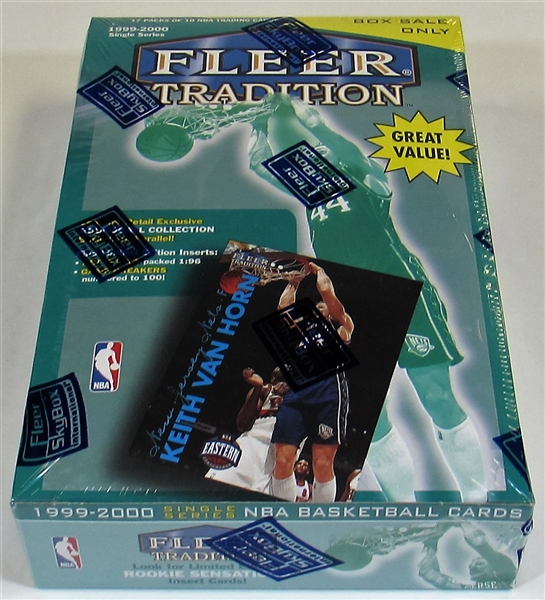 1999-2000 Fleer Tradition Basketball Retail Box 