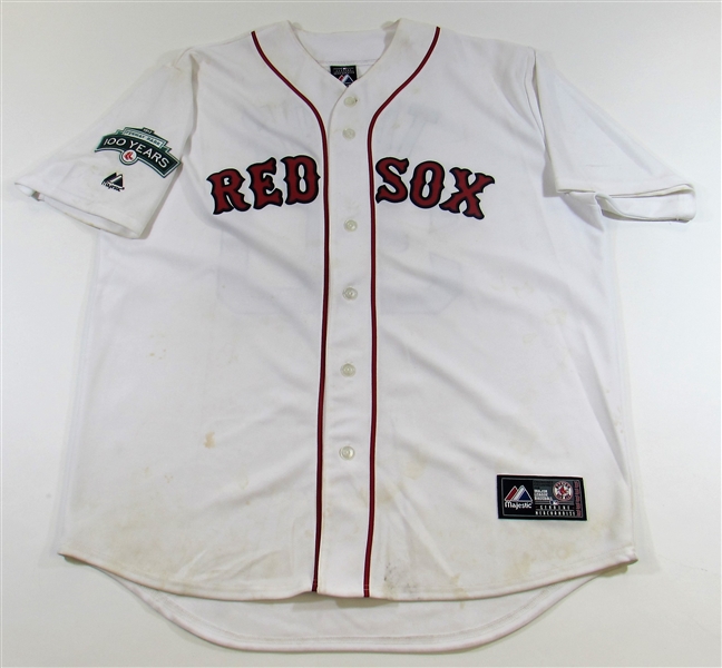 2012 Boston Red Sox JohnTudor "Old Timers" GU Signed Jersey