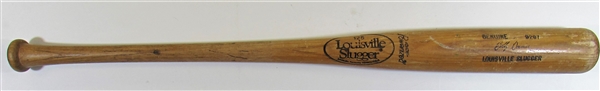 1985 Bobby Denier Chicago Cubs Game Used Bat