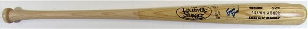 1983-85 Shawn Abner Signed Game Issued Bat