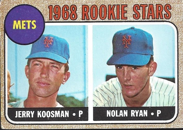 1968 Topps Nolan Ryan VG Rookie Card
