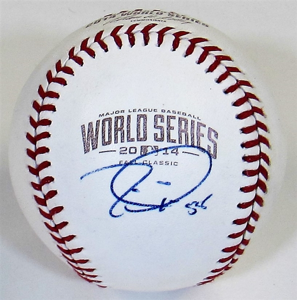Tim Lincecum Signed 2014 World Series Baseball 