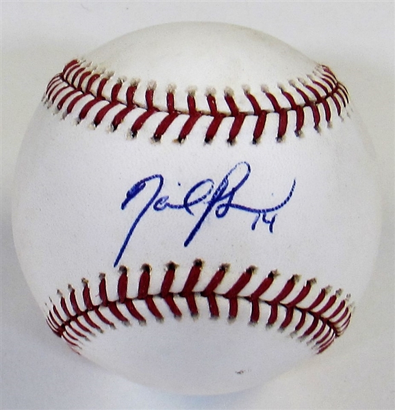 David Price Signed 2008 World Series Baseball - JSA