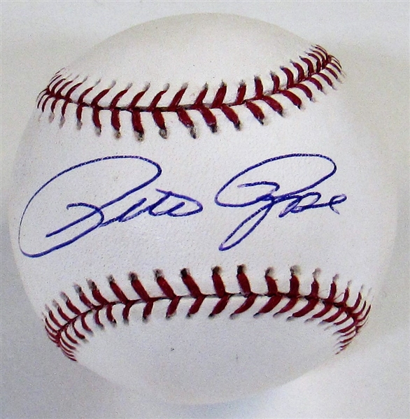 Pete Rose Single Signed Baseball
