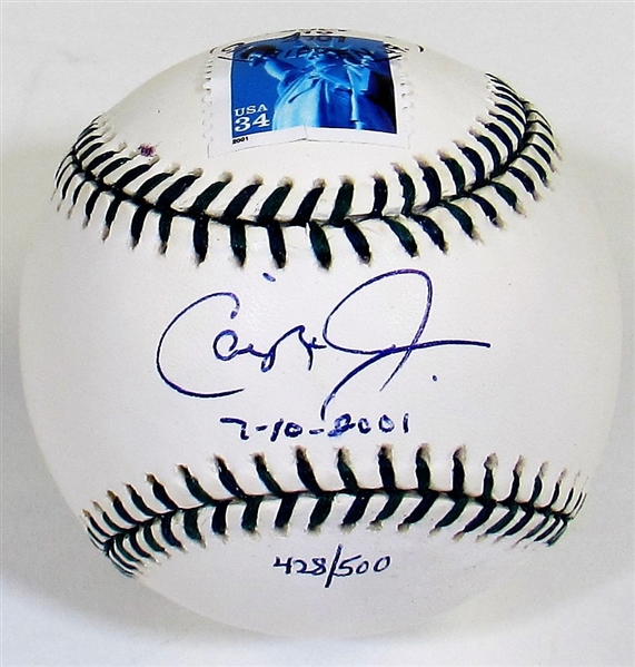 Cal Ripken Jr. Signed 2001 All-Star Baseball #428/500