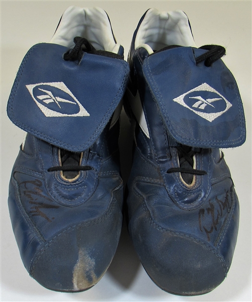 1996-99 Kevin Appier Game Used & Signed Kansas City Royals Cleats