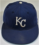 1983 Amos Otis Game Used & Signed Kansas City Royals Cap