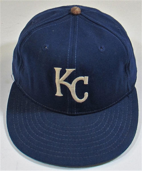 Circa 1985-86 Dennis Leonard Game Used Kansas City Royals Cap