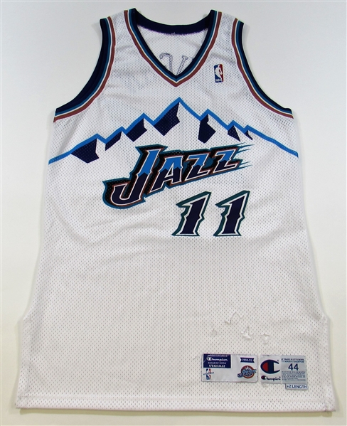 1998-99 Jacque Vaughn Utah Jazz GU Jersey