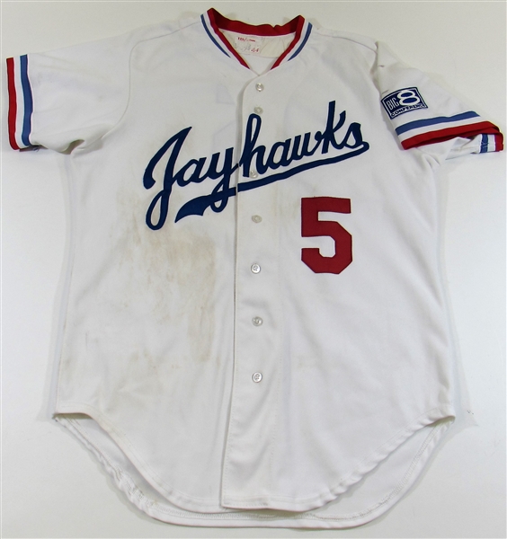 1993 Jeff Neimeier Kansas University Game Used Baseball Uniform