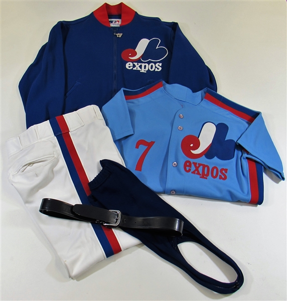 1984 Bill Virdon  Game Used Jersey-Pants-Jacket-Belt & Stirrups