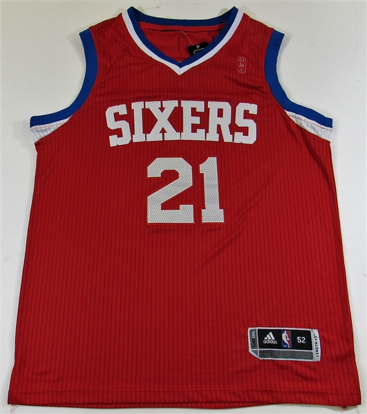 Joel Embiid Signed Phil Sixers Pro Jersey