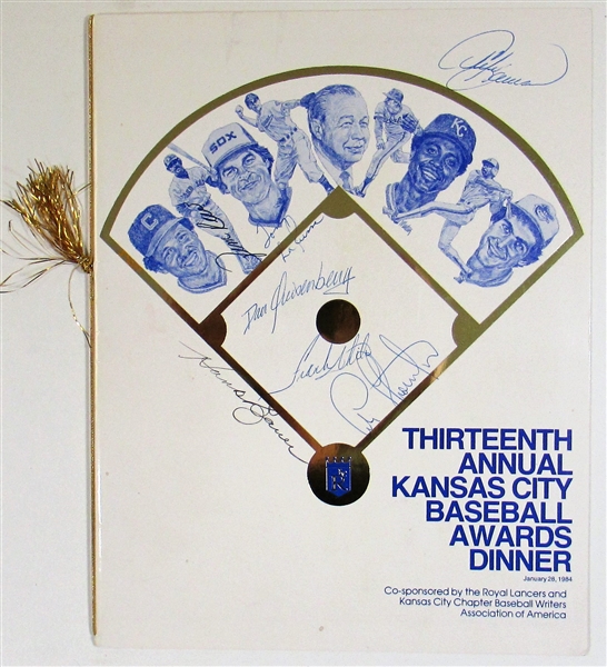 Kansas City Baseball Awards Program - Hank Bauer - 7 Players