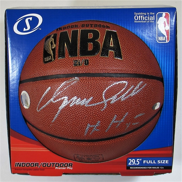 Dominique Wilkins Signed NBA Basketball - Steiner