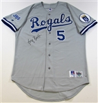 1992 George Brett Signed Game Used Jersey