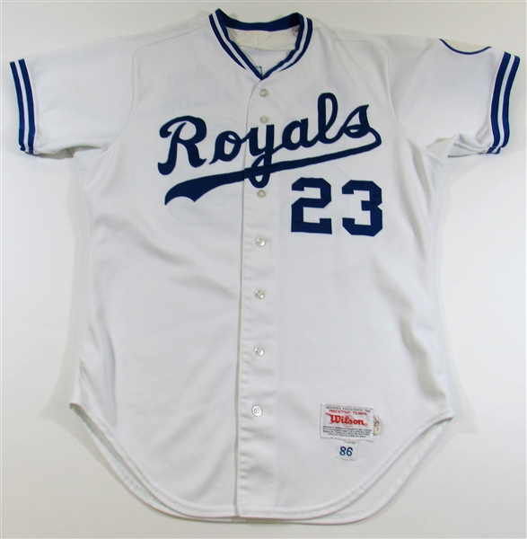 1986 Mark Gubicza Game Used Kansas City Royals Jersey