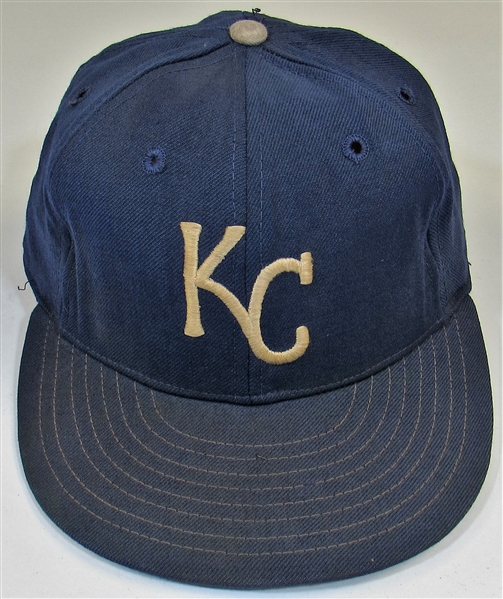 1971 Ted Abernathy Game Used Kansas City Royals Cap