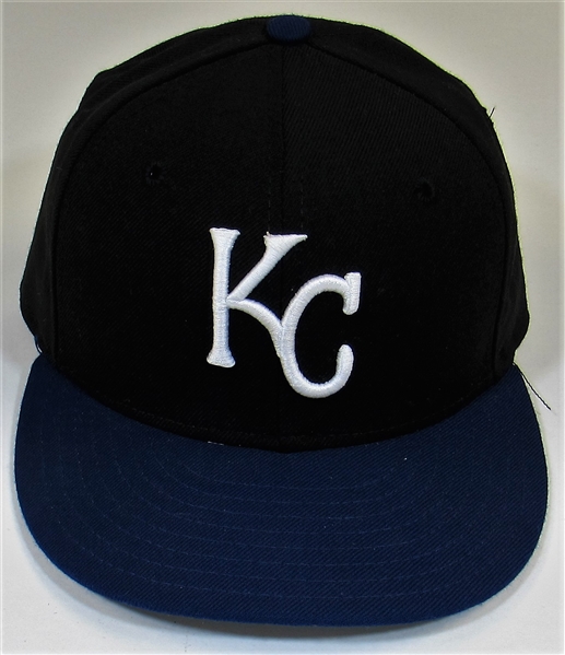 Kansas City Royals Game Used Tom Burgmeier Cap