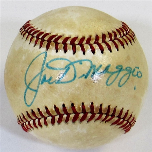 Joe DiMaggio Signed MLB Baseball - JSA