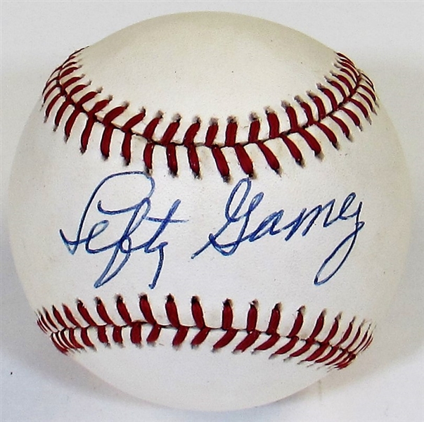 Lefty Gomez Signed MLB Baseball - JSA