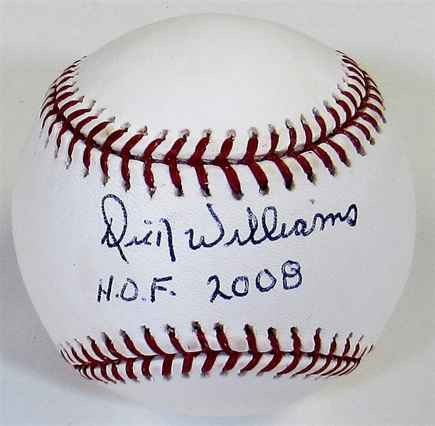 Dick Williams Signed MLB Baseball - PSA