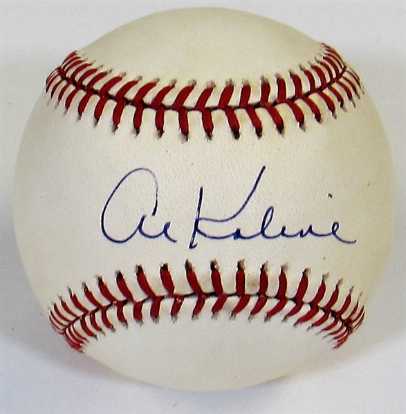 Al Kaline Signed MLB Signed Baseball -JSA