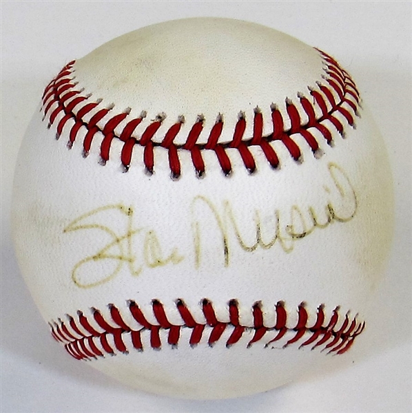 Stan Musial Signed MLB Baseball - JSA