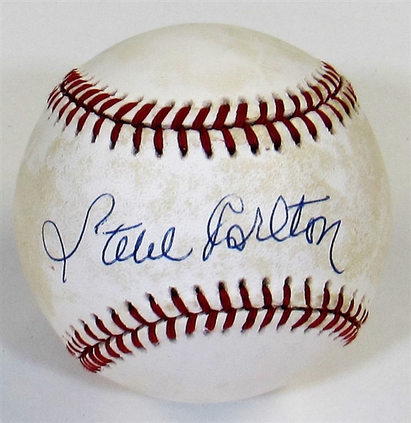 Steve Carlton Signed MLB Baseball - JSA