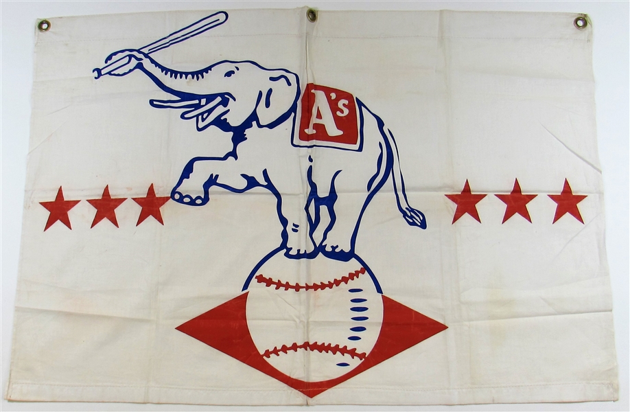 Kansas City Athletics Banner from Municipal Stadium 