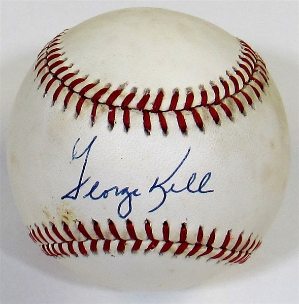 George Kell Signed Baseball - JSA