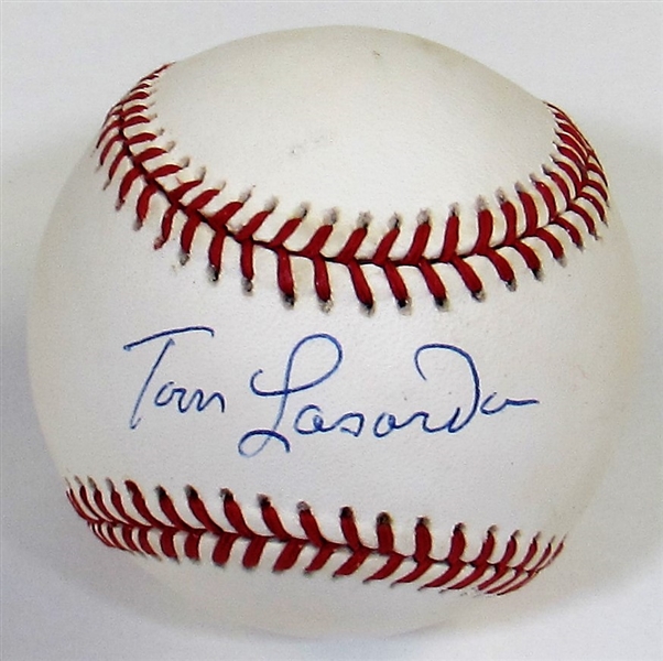 Tom Lasorda Signed Baseball - JSA