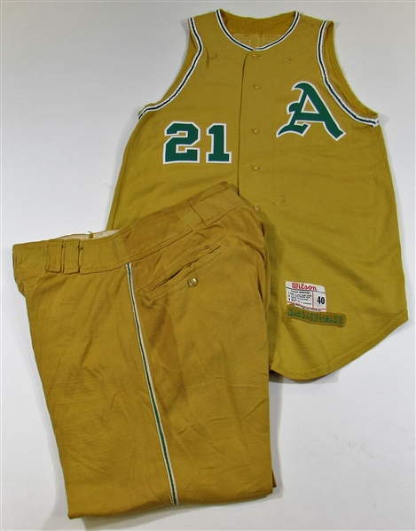 1963 Ed Rakow Game Used  KC As Jersey & Pants