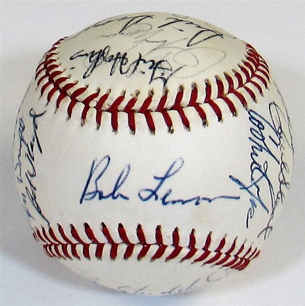 1972 Kansas City Royals Team Signed Baseball