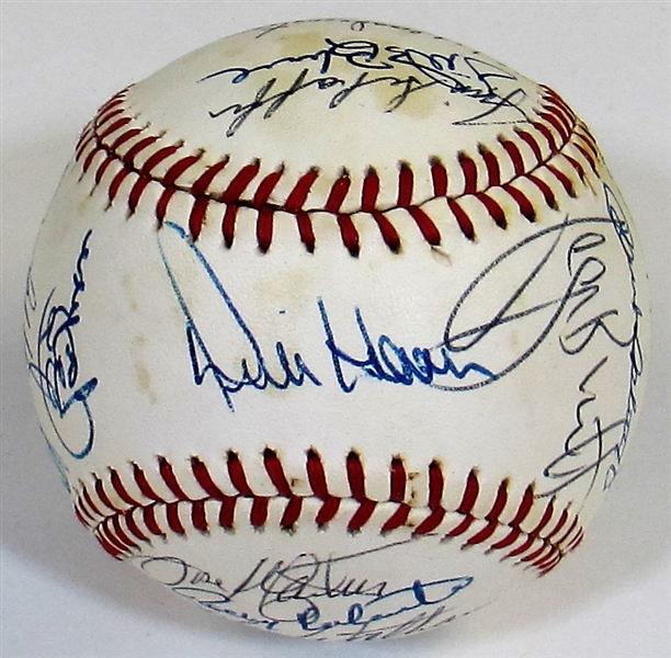 1982 Kansas City Royals Team Signed Baseball