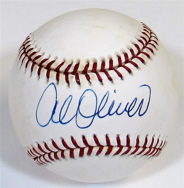 Al Oliver Signed Baseball